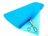 Dress Net 100% Polyester Tulle Fabric Material - FLO BLUE